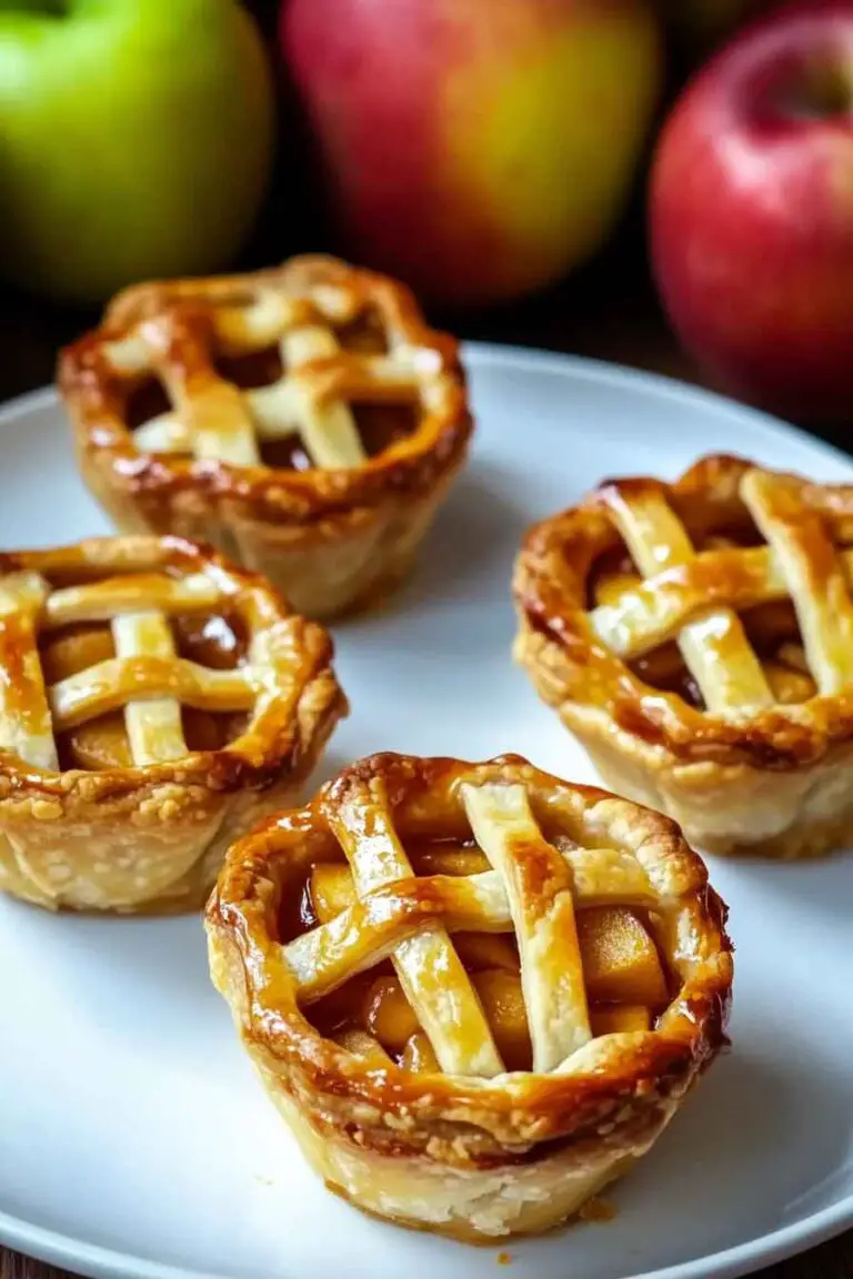 Mini Caramel Apple Pies