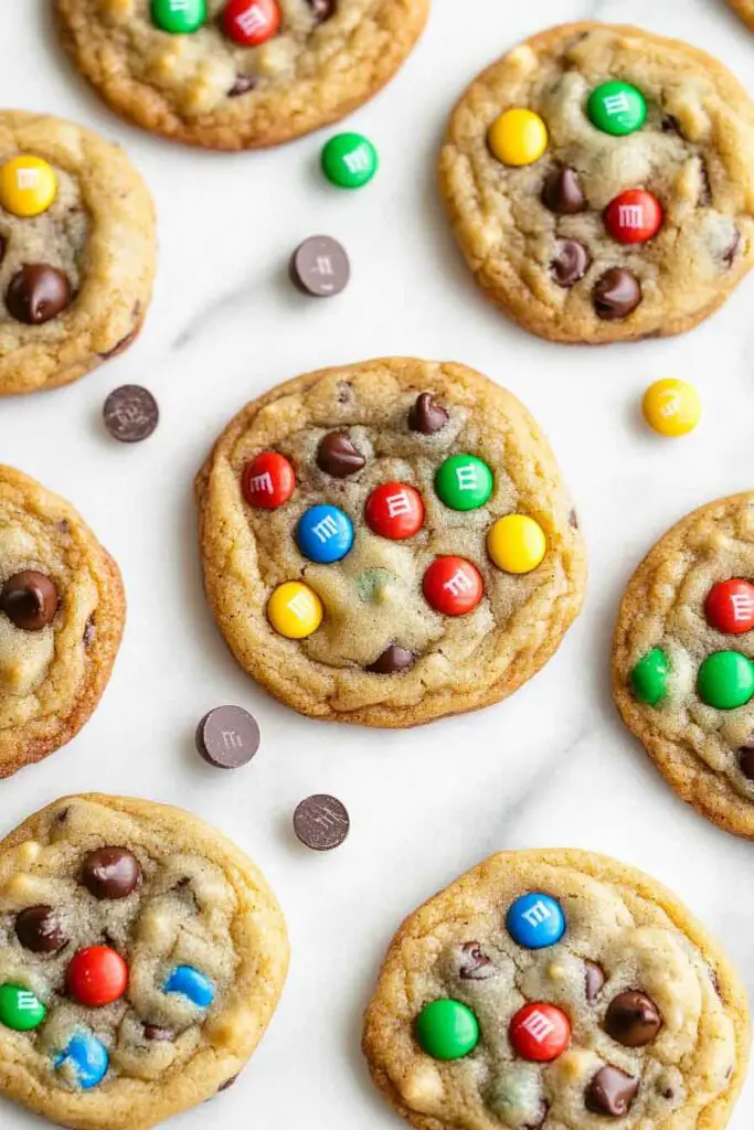 How to Make M&M Chocolate Chip Cookies
