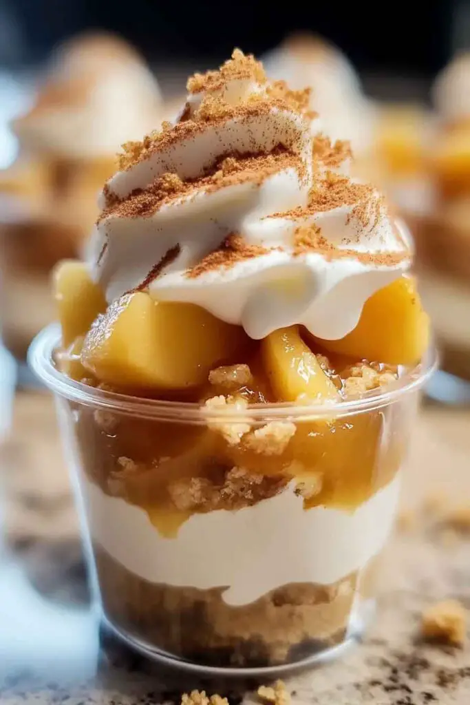 How to Make Peach Cobbler Cheesecake Cups