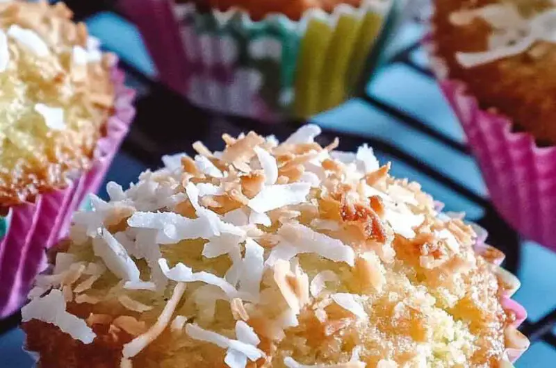Pina Colada Pie Muffins
