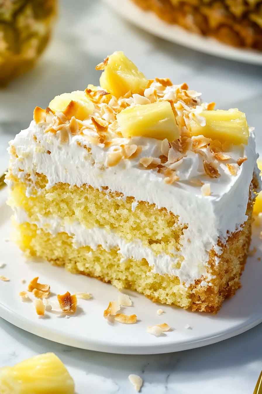 Pineapple Coconut Dream Cake