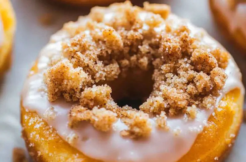 Pumpkin Coffee Cake Donuts