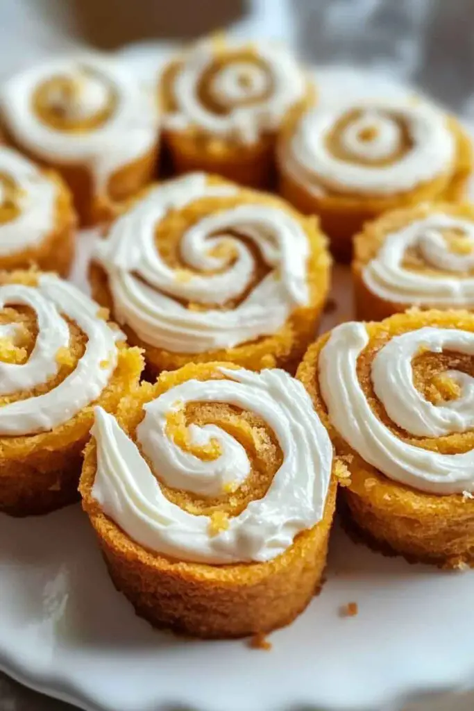 Pumpkin Cream Cheese Pinwheels
