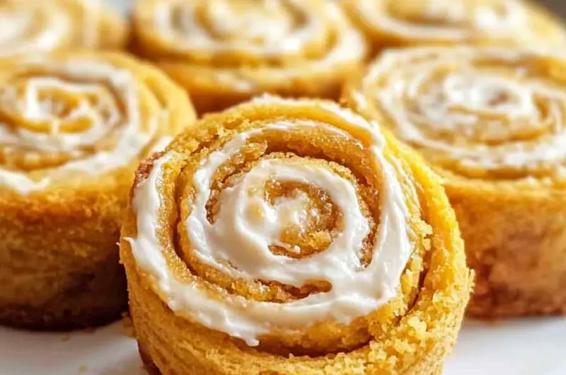 Pumpkin Cream Cheese Pinwheels