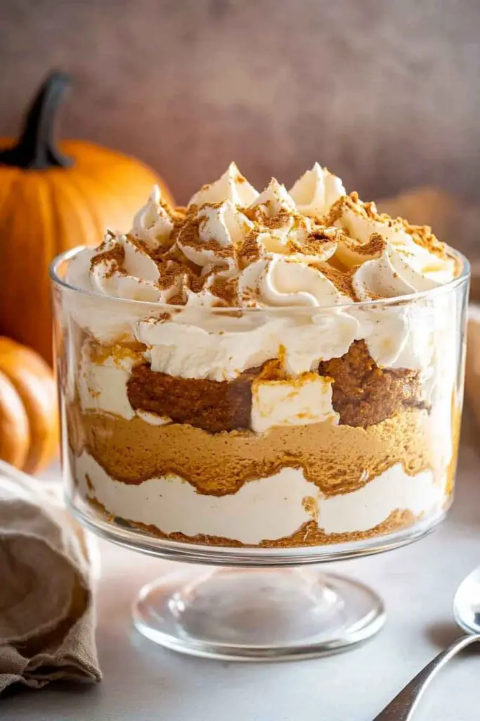 Pumpkin Pie Cheesecake Trifle