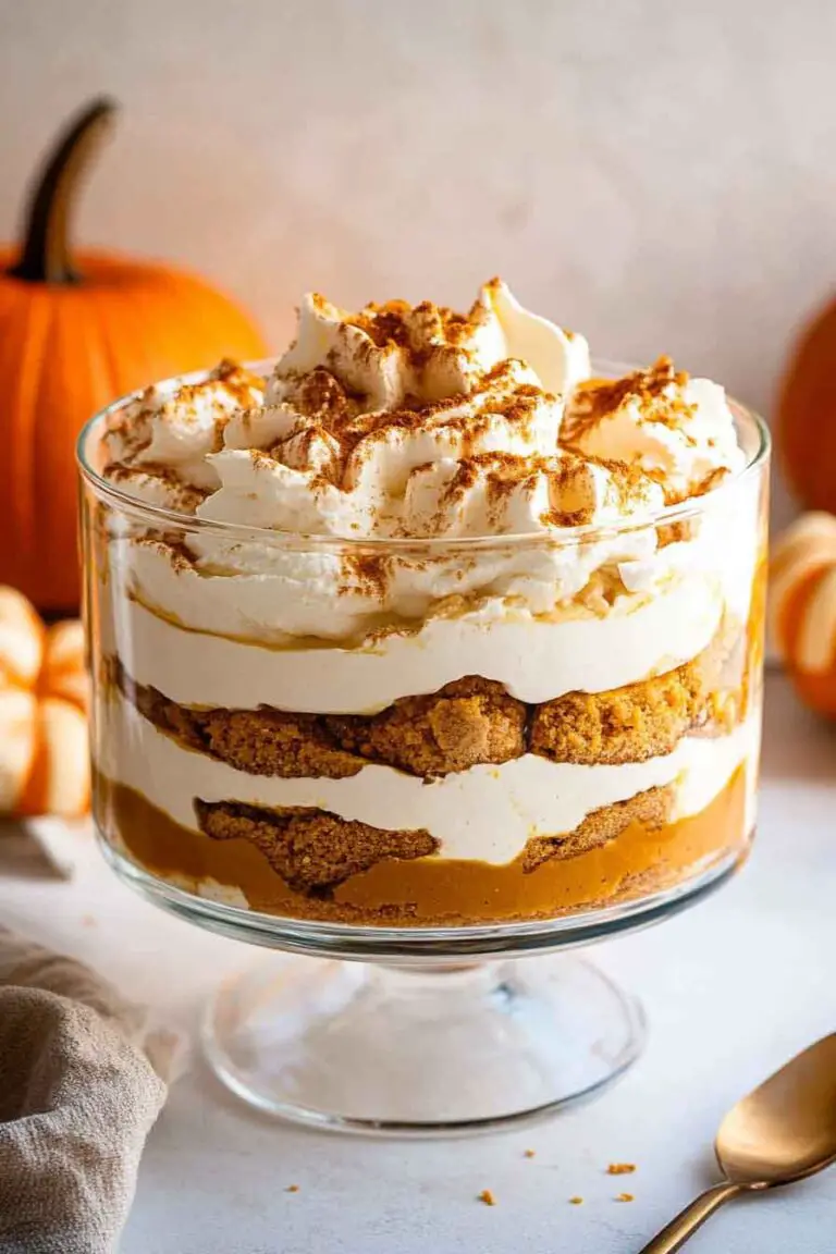 Pumpkin Pie Cheesecake Trifle