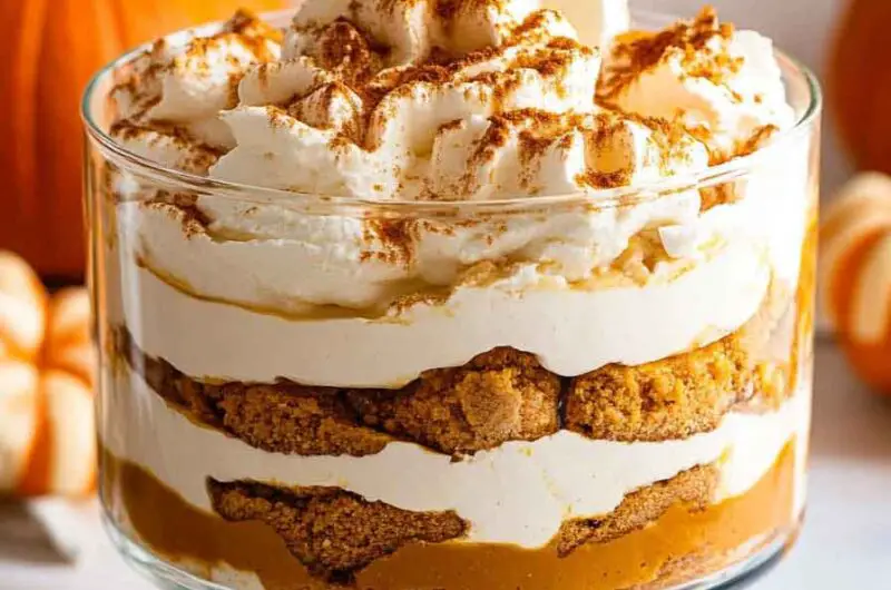 Pumpkin Pie Cheesecake Trifle