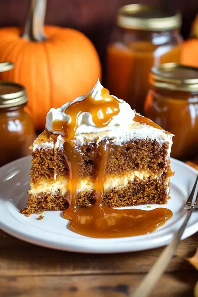 Pumpkin Salted Caramel Cake