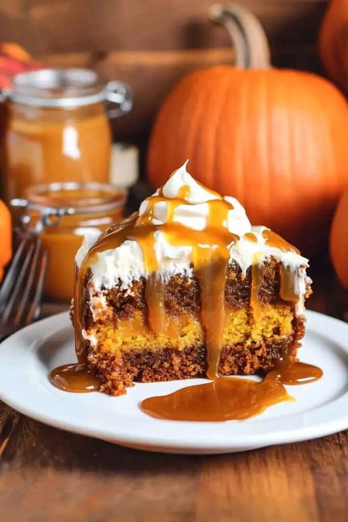 Ingredients for Pumpkin Salted Caramel Cake