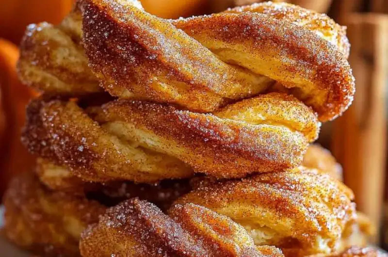 Pumpkin Twists Cinnamon Sugar