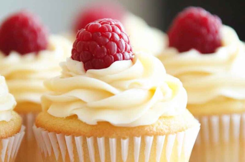 Raspberry Lemon Heaven Cupcakes