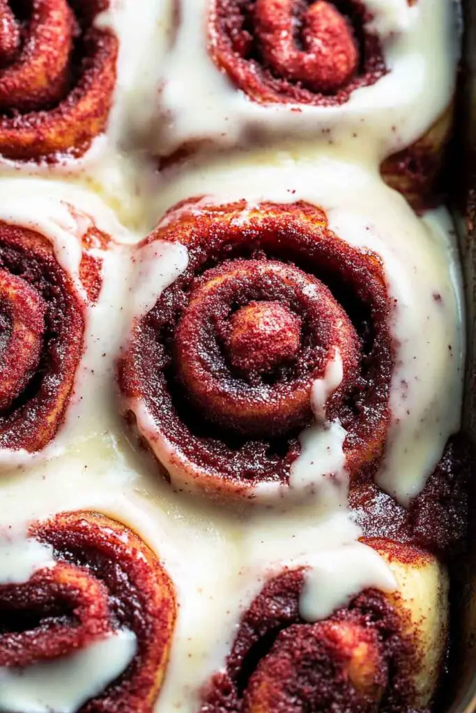 Ingredients for Red Velvet Cinnamon Rolls