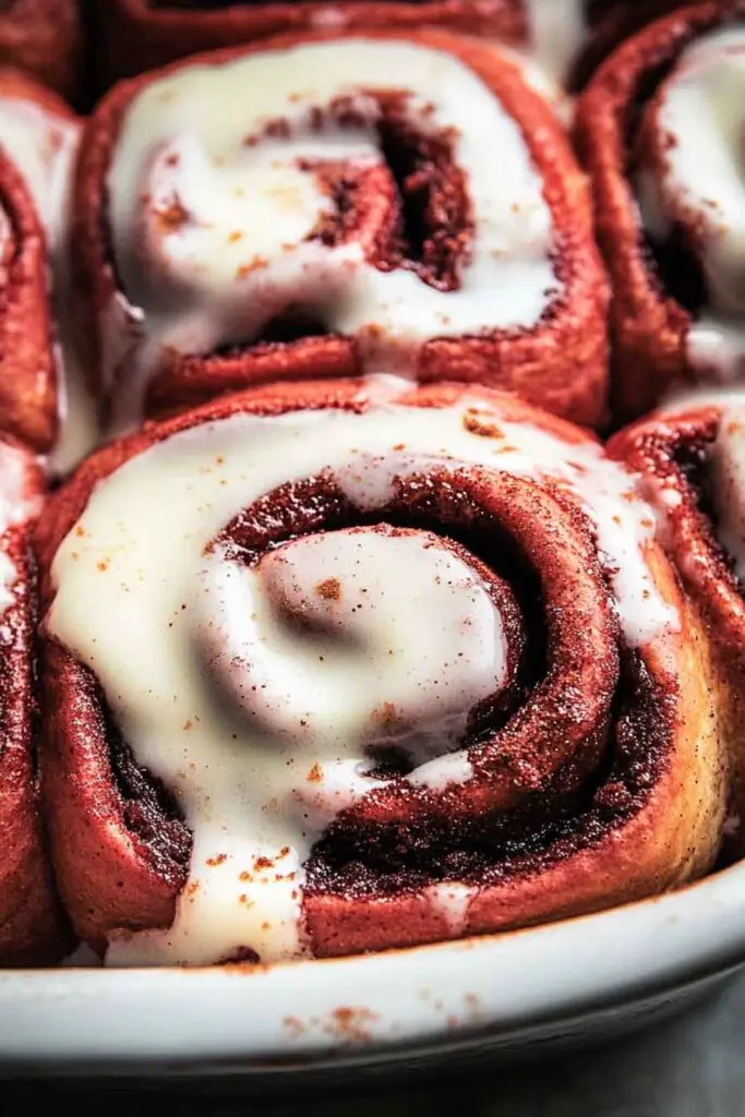 Red Velvet Cinnamon Rolls