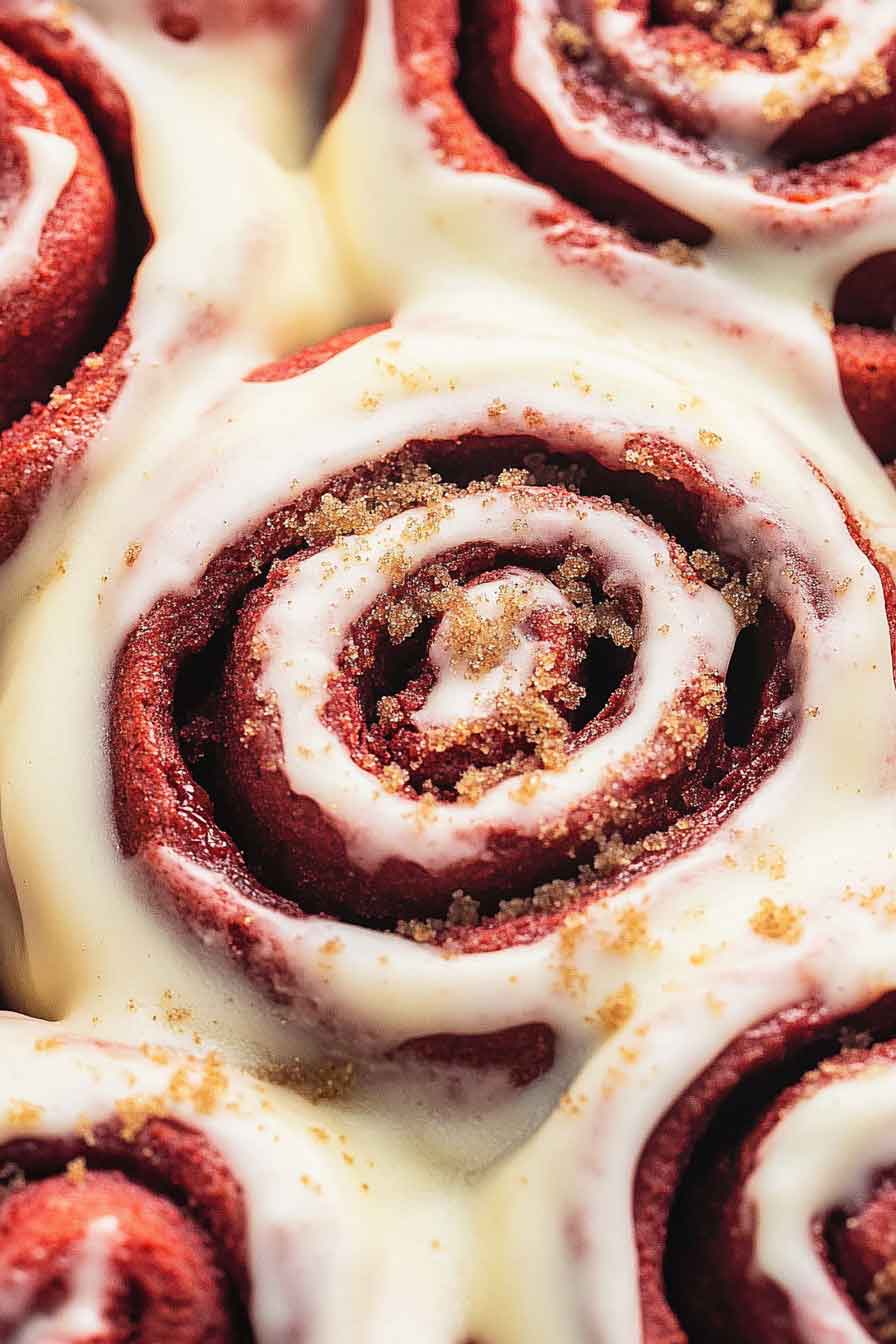 Red Velvet Cinnamon Rolls