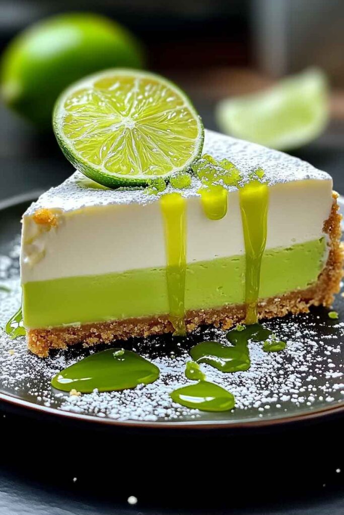 Refreshing Lime Mousse Cheesecake