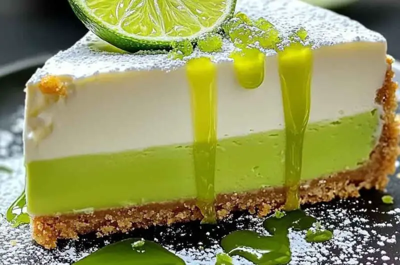 Refreshing Lime Mousse Cheesecake