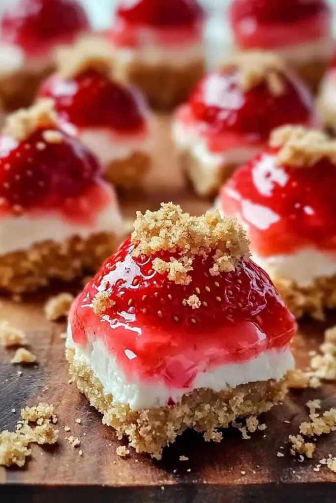 Strawberry Cheesecake Crunch Bites