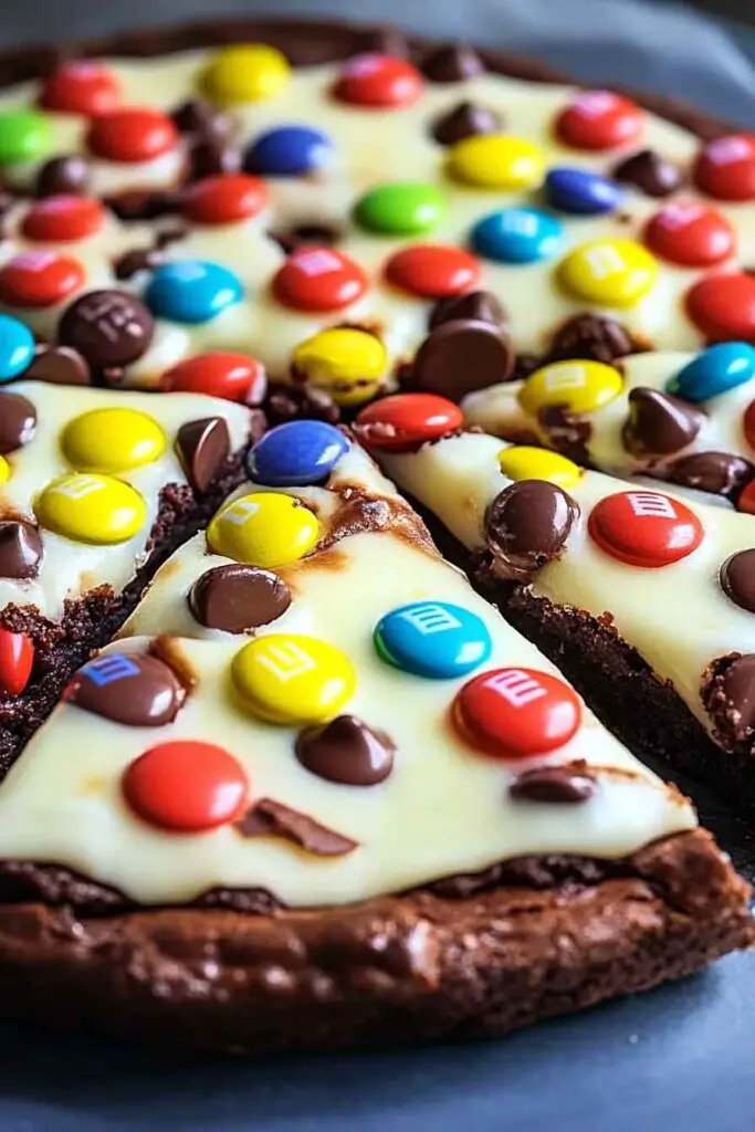 Variations for White Chocolate Brownie Pizza