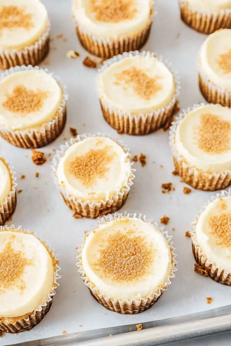Biscoff Mini Cheesecakes
