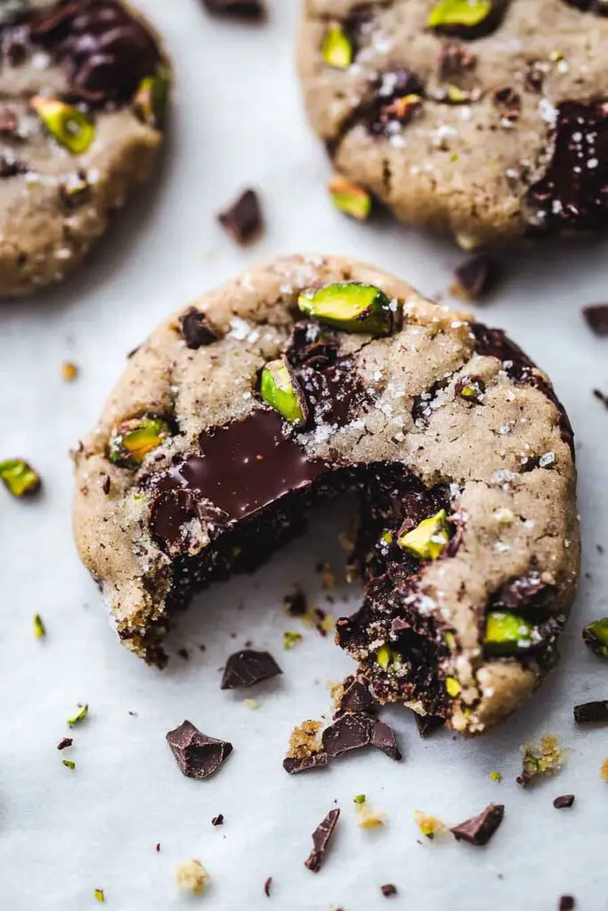 Ingredients for Chocolate Pistachio Shortbread