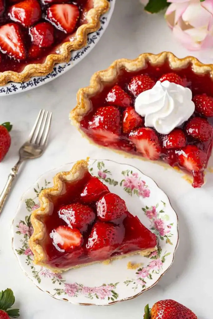Ingredients for Fresh Strawberry Pie
