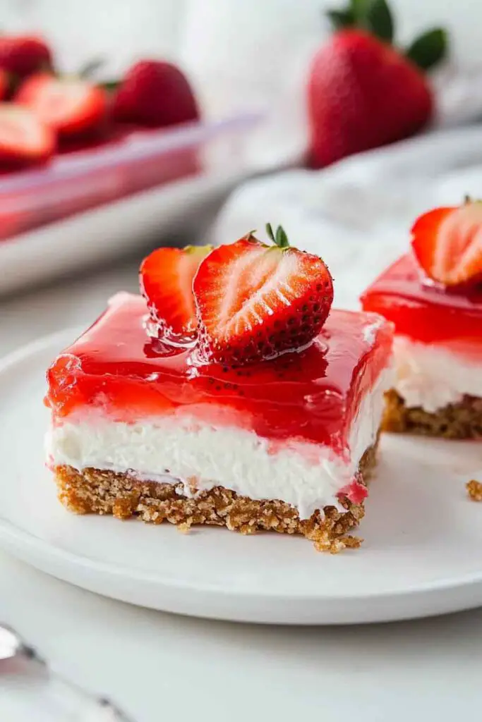 How to Make Strawberry Pretzel Squares