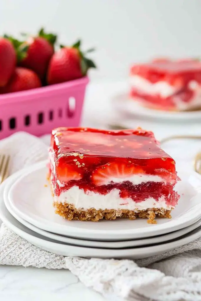 Ingredients for Strawberry Pretzel Squares