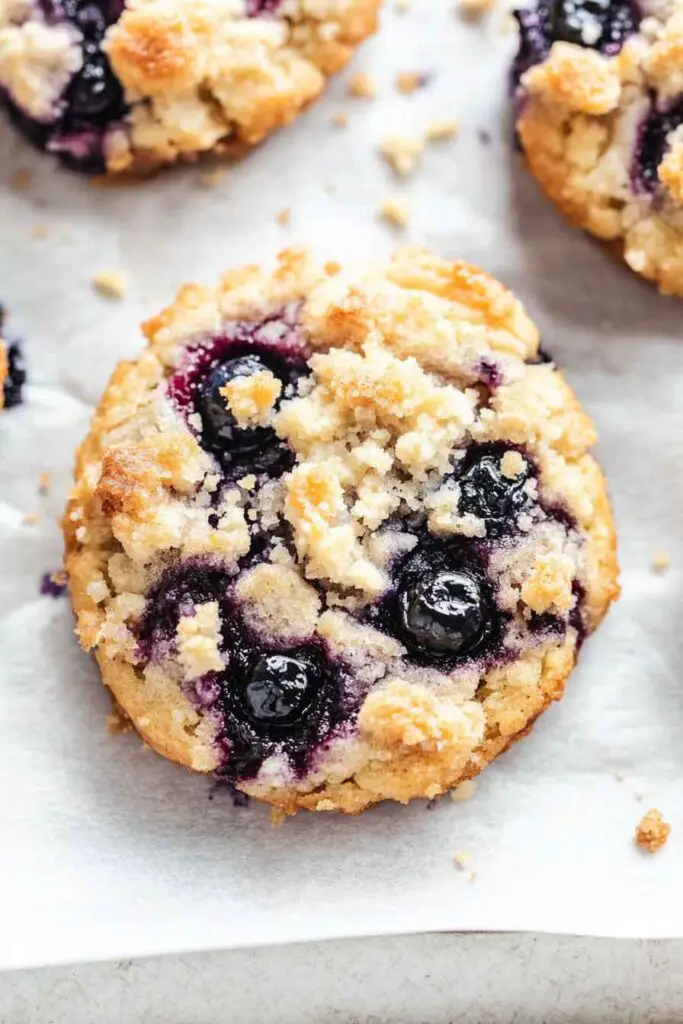 Ingredients for Blueberry Muffin Cookies