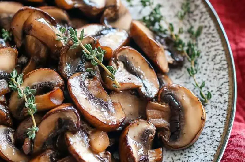 Browned Butter Mushrooms (Stovetop)
