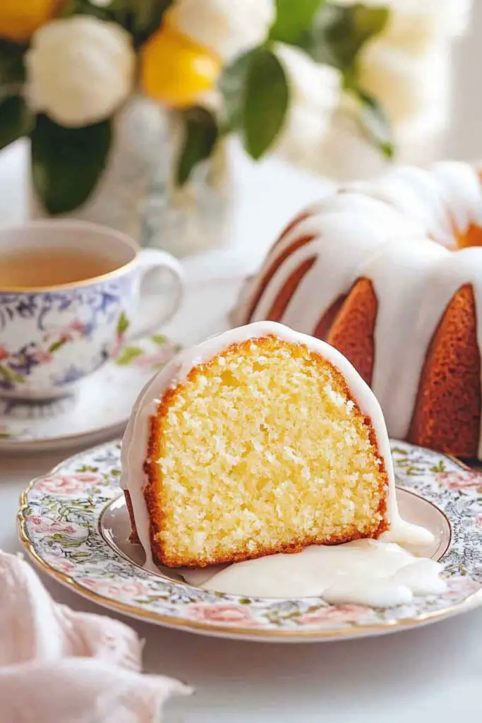 Ingredients for Lemon Bundt Cake