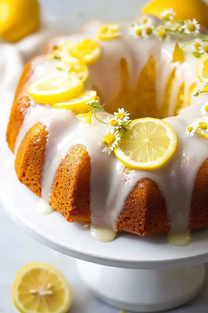 How to Serve Moist Lemon Bundt Cake