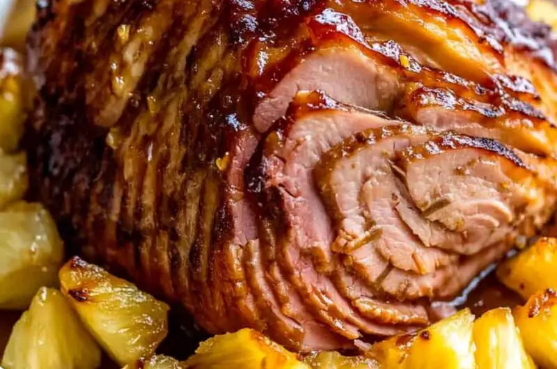 Pineapple Spiral Ham with Sweet and Tangy Glaze