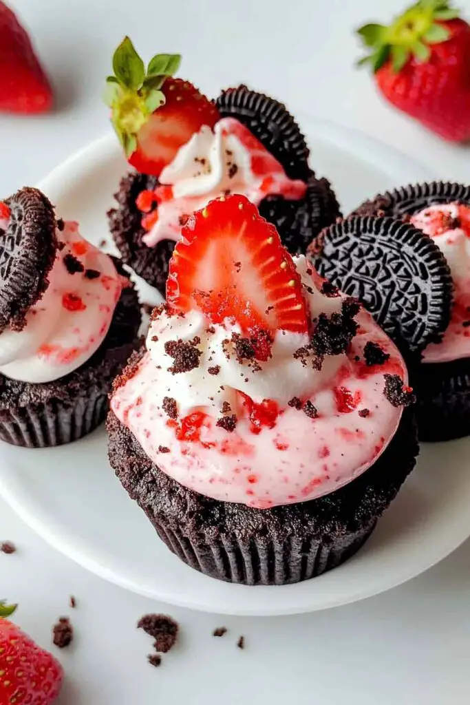 How to Make Strawberry Oreo Cups