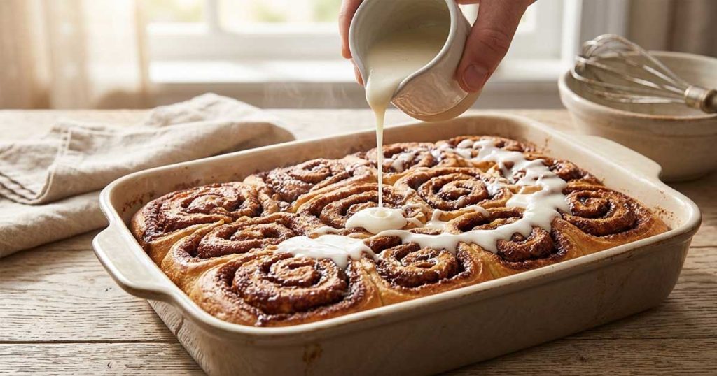 cinnamon roll cake recipe