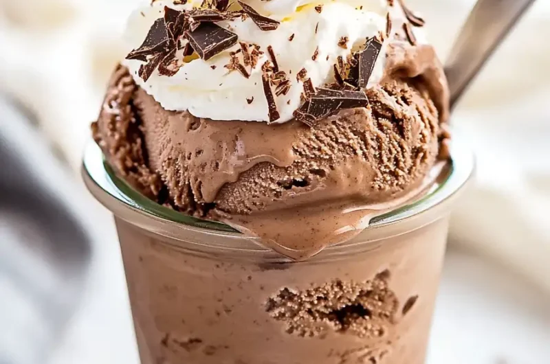 Creamy Homemade Chocolate Ice Cream Recipe