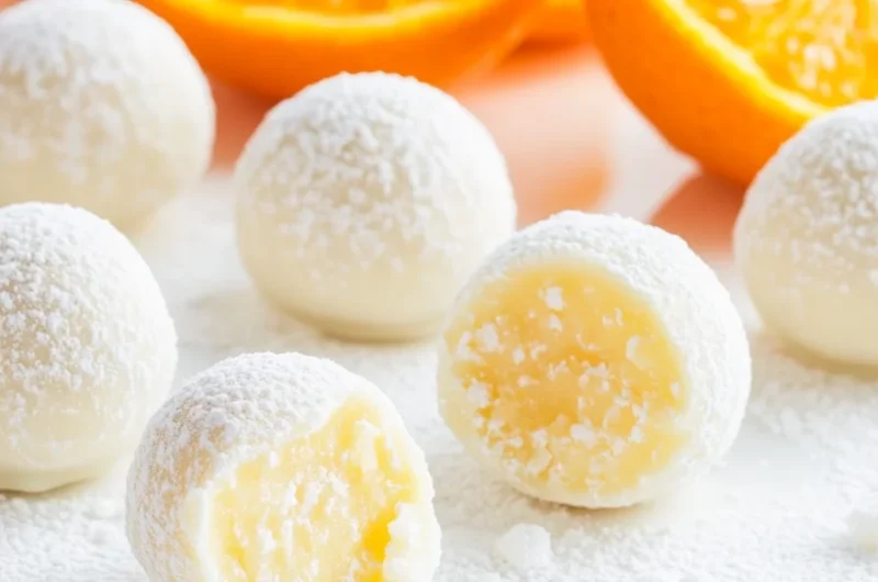 Orange Creamsicle Truffles