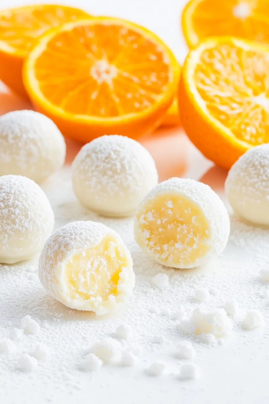 Orange Creamsicle Truffles