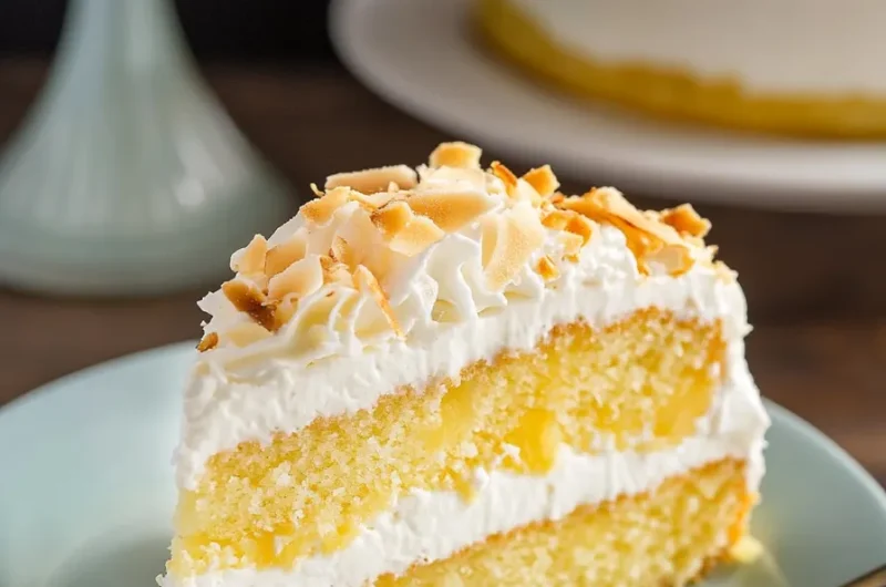 Pineapple Coconut Layer Cake