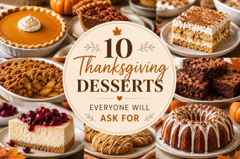 10 Thanksgiving Desserts Everyone Will Ask For